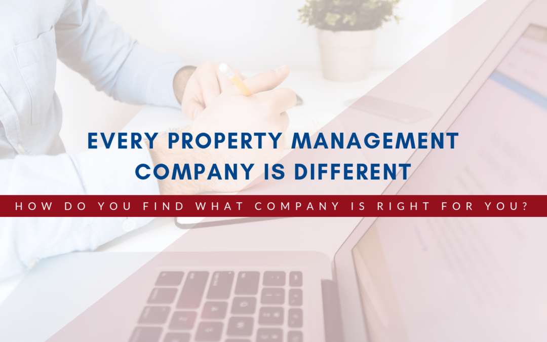 Every Charlotte Property Management Company is Different – How Do You Find What Company is Right for You?